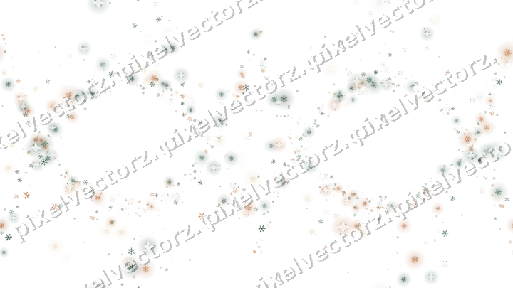Nahtlose Glitzergirlande aus Schneeflocken auf transparentem Grund