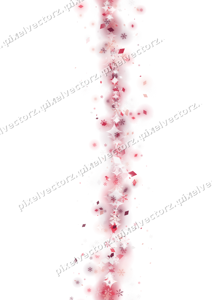 Nahtloser Glitzerbogen in Rosa und Rot auf transparentem Grund