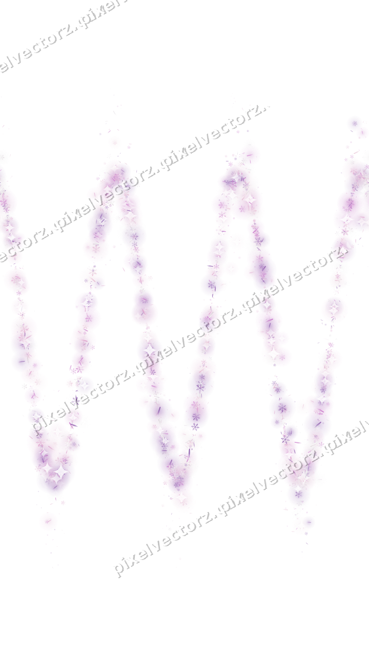 Nahtlose Glitzerwelle in Magenta und Violett auf transparentem Grund