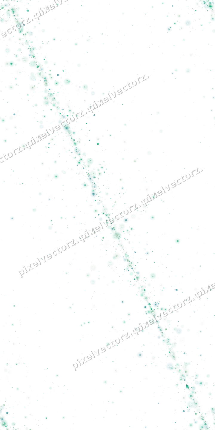 Nahtloses Glitzerband aus Sternen und Herzen auf transparentem Grund