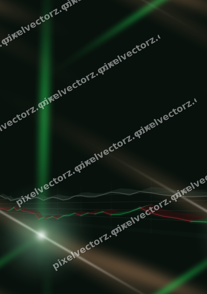Nahtloser Neon Diagramm Hintergrund in Grün und Rot