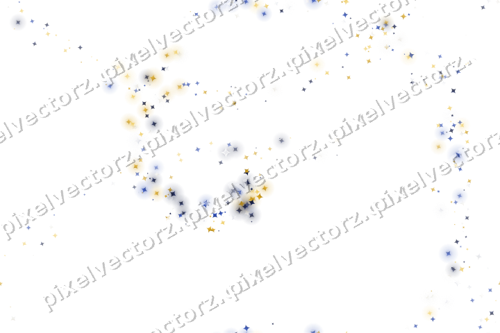 Nahtlose Glitzerspirale aus Funken auf transparentem Grund