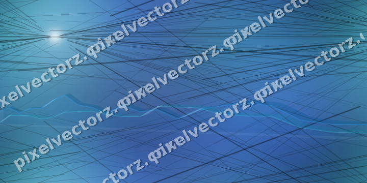 Nahtloser Neon Diagramm Hintergrund in Türkis und Blau