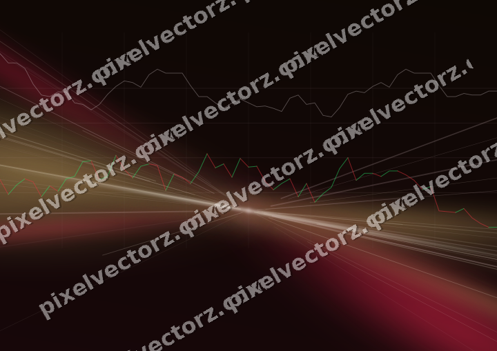 Leuchtender Neon Diagramm Hintergrund in Rosa und Rot