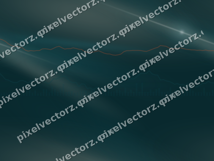 Nahtloser Neon Diagramm Hintergrund in Dunkelpetrol und Orange