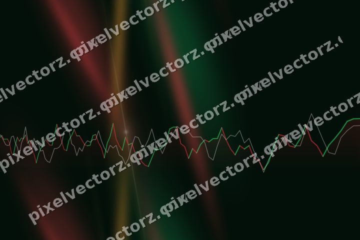 Nahtloser Neon Diagramm Hintergrund in Rot und Orange