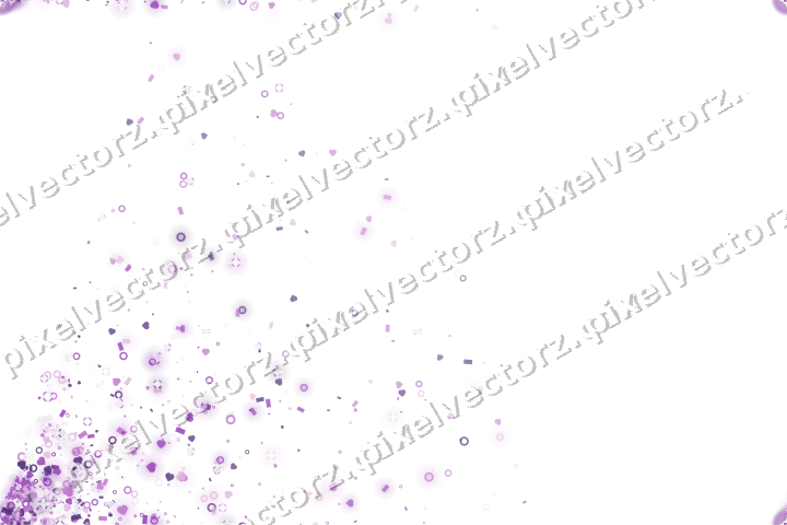 Nahtloser Glitzerfächer aus Herzen und Ringen auf transparentem Grund
