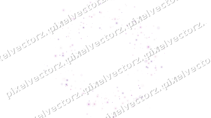 Nahtloser Glitzerkranz aus Blüten in Magenta auf transparentem Grund