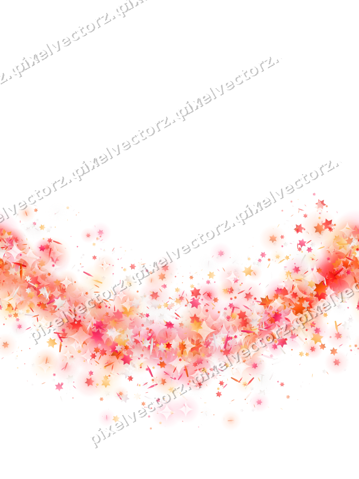 Nahtloser Glitzerbogen in Rot und Orange auf transparentem Grund