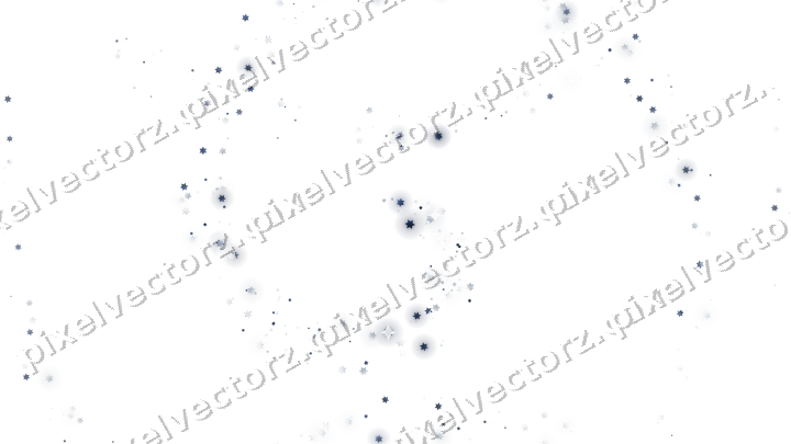 Nahtlose Glitzerspirale aus Sternen auf transparentem Grund