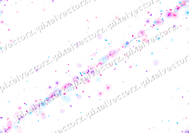 Nahtloses Glitzerband aus Tropfen in Magenta auf transparentem Grund