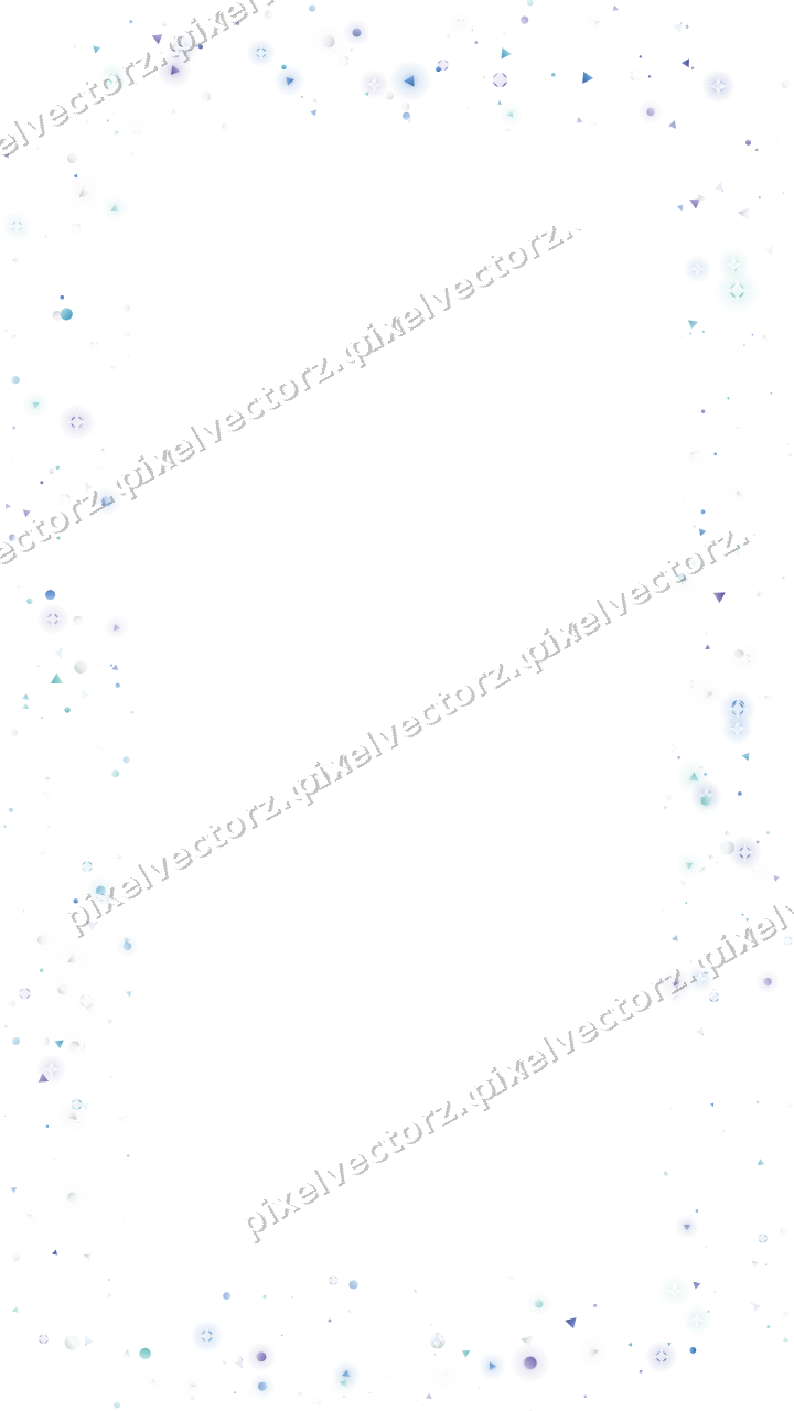 Nahtloser Glitzerrahmen in Blau und Türkis auf transparentem Grund