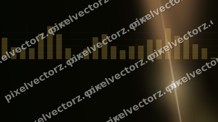 Leuchtender Neon Diagramm Hintergrund in Bernstein und Orange