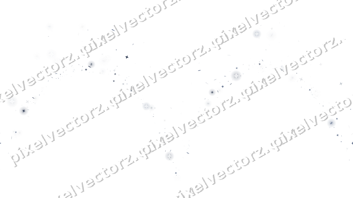 Nahtlose Glitzergirlande in Dunkelblau auf transparentem Grund