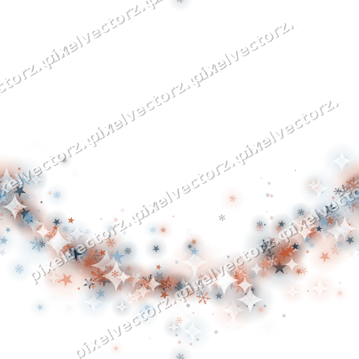 Nahtloser Glitzerbogen in Orange und Türkis auf transparentem Grund