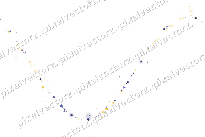 Nahtlose Glitzerwelle aus Herzen und Punkten auf transparentem Grund