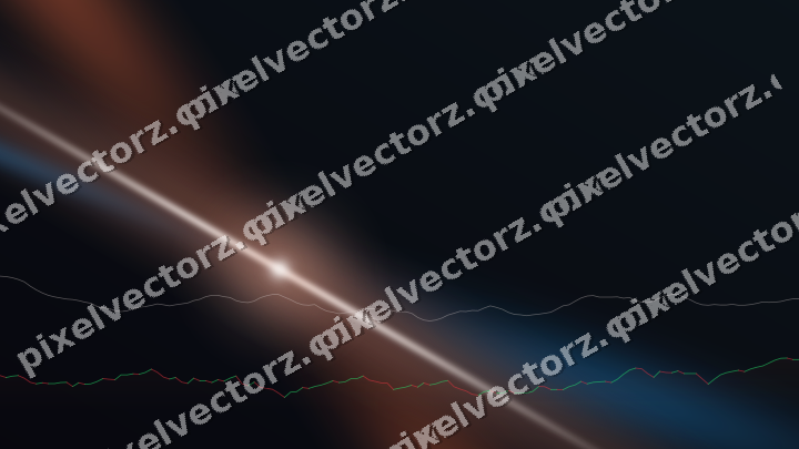 Leuchtender Neon Diagramm Hintergrund in Orange und Türkis