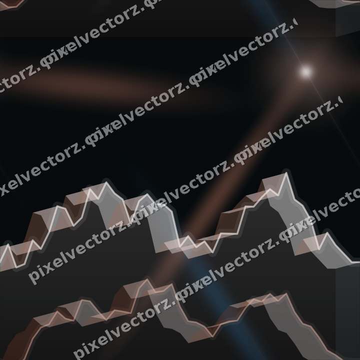 Nahtloser Neon Diagramm Hintergrund in Orange und Türkis