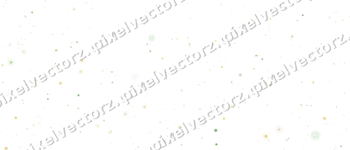Nahtlose Glitzerstreuung in Limette und Gelb auf transparentem Grund
