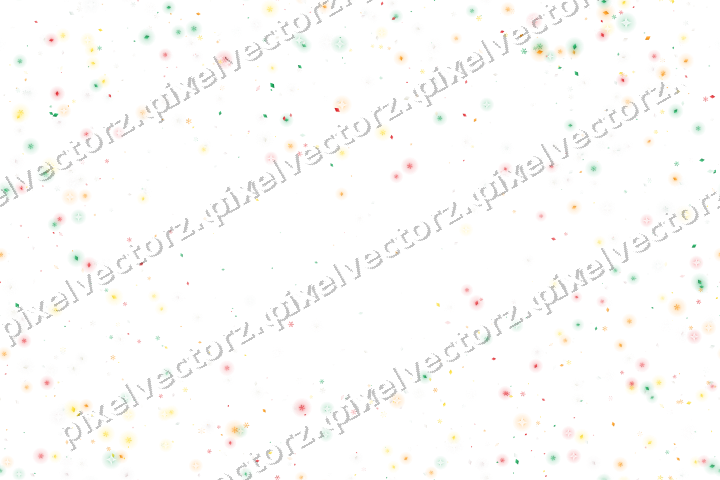 Nahtloser Glitzerkranz in Rot und Orange auf transparentem Grund