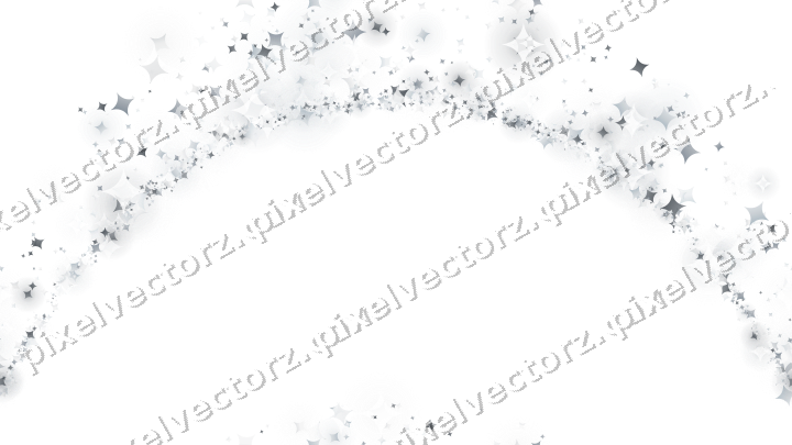 Nahtlose Glitzergirlande aus Funken auf transparentem Grund