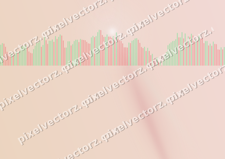 Zarter Pastell Diagramm Hintergrund in Rot und Dunkelgrün