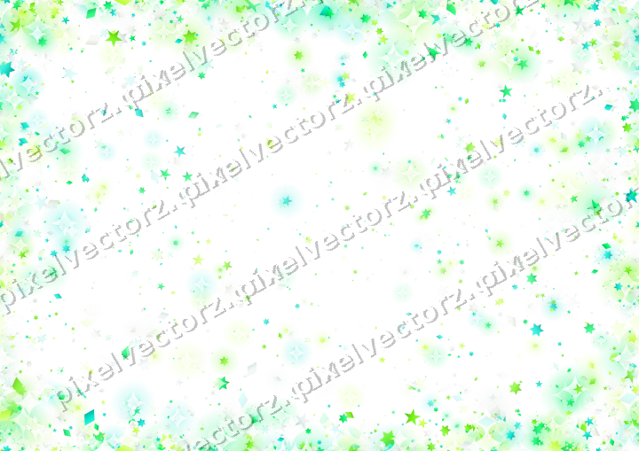 Nahtlose Glitzervignette in Grün und Limette auf transparentem Grund