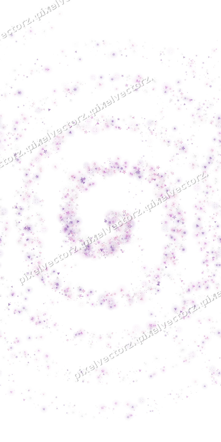 Nahtlose Glitzerspirale in Magenta und Violett auf transparentem Grund