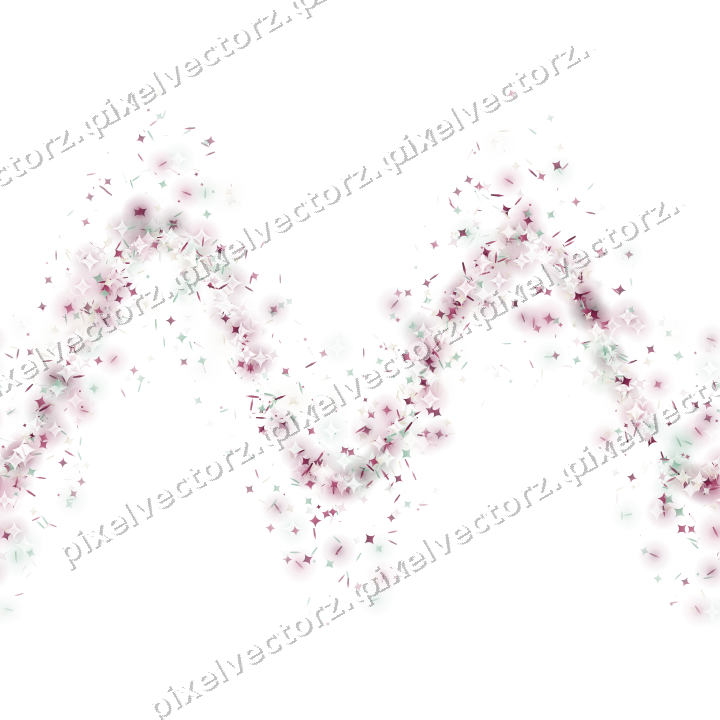 Nahtlose Glitzerwelle aus Funken und Splittern auf transparentem Grund