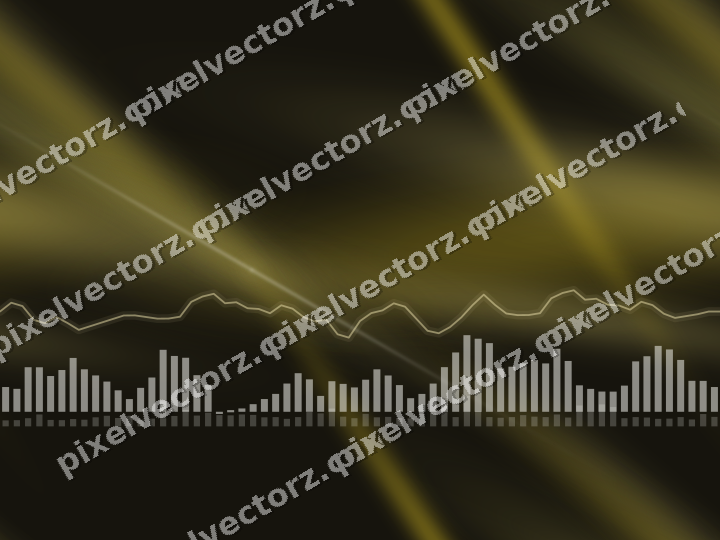 Nahtloser Neon Diagramm Hintergrund in Bernstein und Gelb
