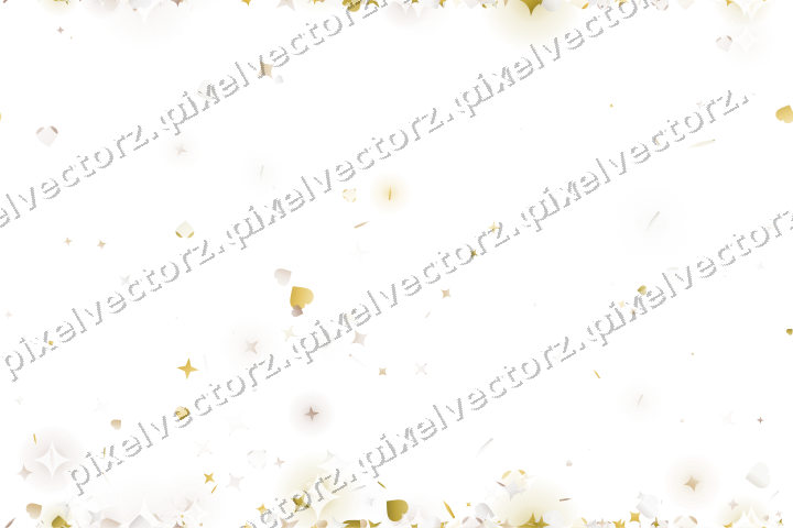 Nahtloser Glitzeraufstieg in Bernstein auf transparentem Grund