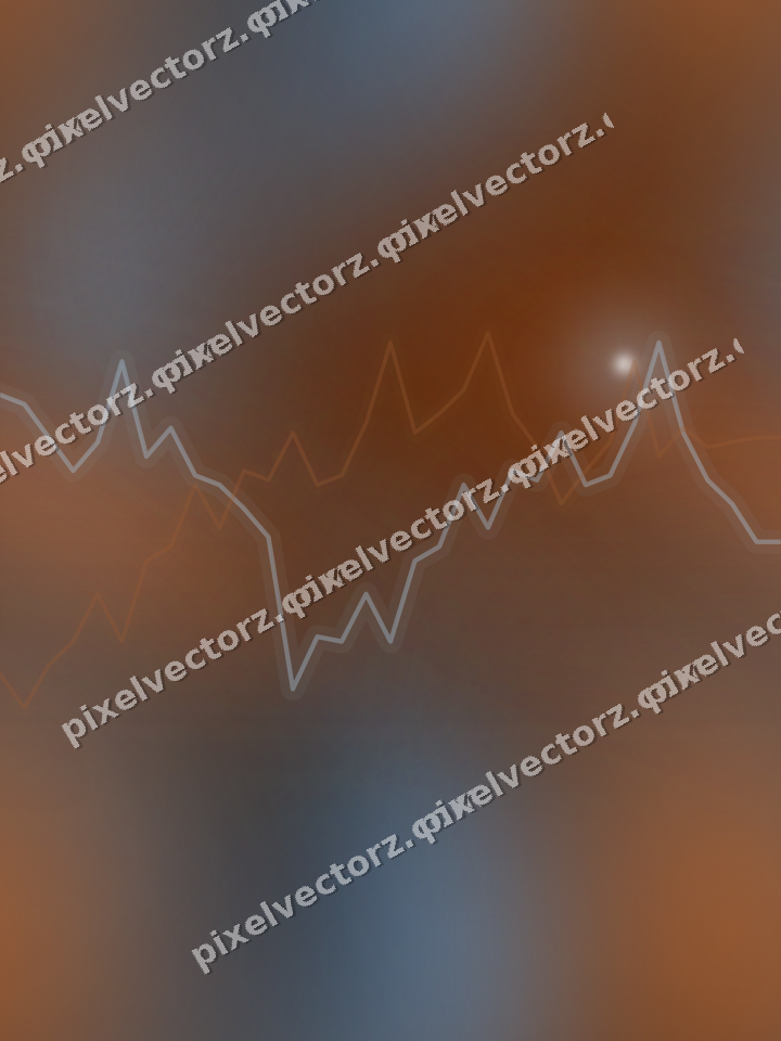 Nahtloser Neon Diagramm Hintergrund in Blau und Orange