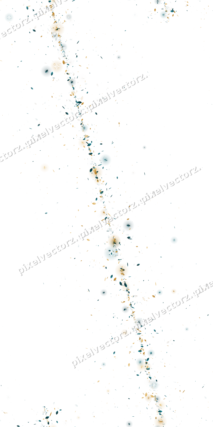 Nahtloses Glitzerband in Bernstein auf transparentem Grund