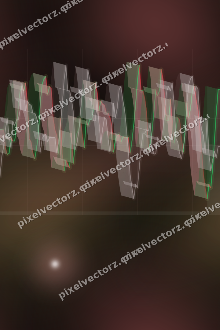 Nahtloser Neon Diagramm Hintergrund in Rot und Grün