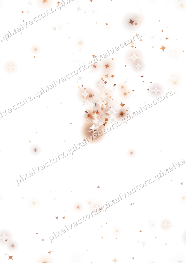 Nahtloser Glitzerfächer aus Funken auf transparentem Grund