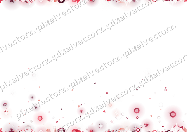 Nahtloser Glitzeraufstieg in Rosa und Rot auf transparentem Grund