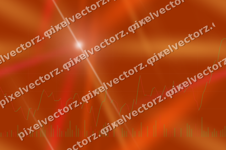 Nahtloser Neon Diagramm Hintergrund in Rot und Orange