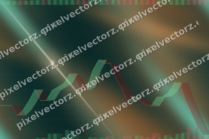 Nahtloser Neon Diagramm Hintergrund in Orange und Petrol