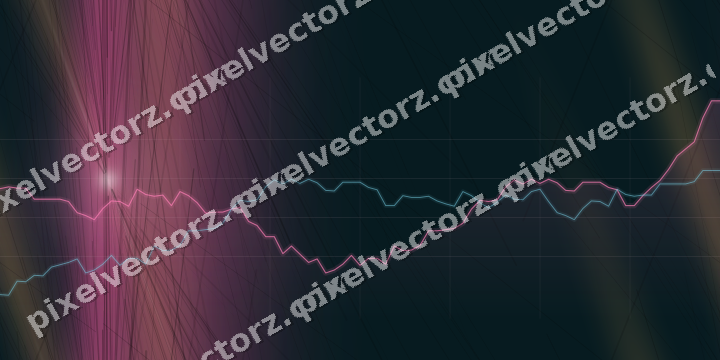 Nahtloser Neon Diagramm Hintergrund in Rosa und Türkis