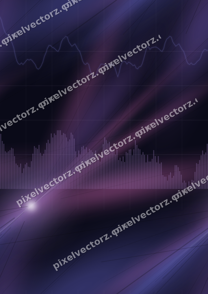 Nahtloser Neon Diagramm Hintergrund in Violett und Blau