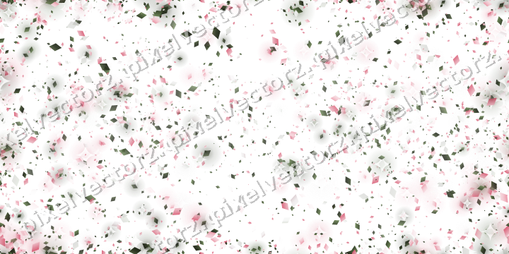 Nahtlose Glitzervignette aus Rauten in Rosa auf transparentem Grund