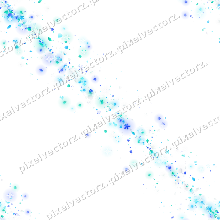 Nahtloses Glitzerband aus Herzen und Blüten auf transparentem Grund