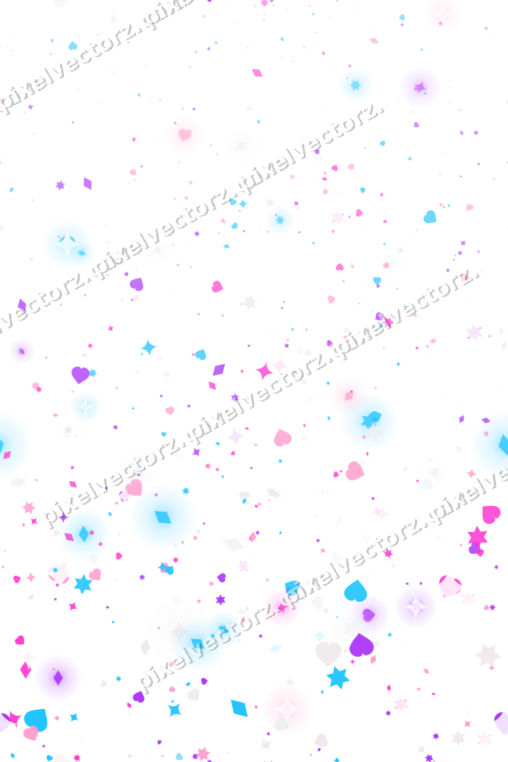 Nahtloser Glitzeraufstieg in Magenta auf transparentem Grund