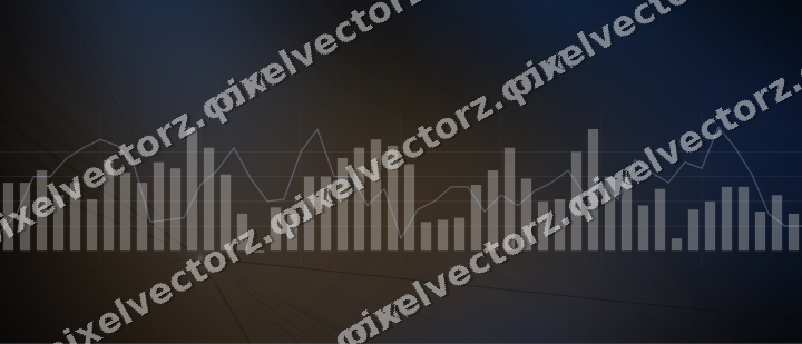 Leuchtender Neon Diagramm Hintergrund in Blau und Rot