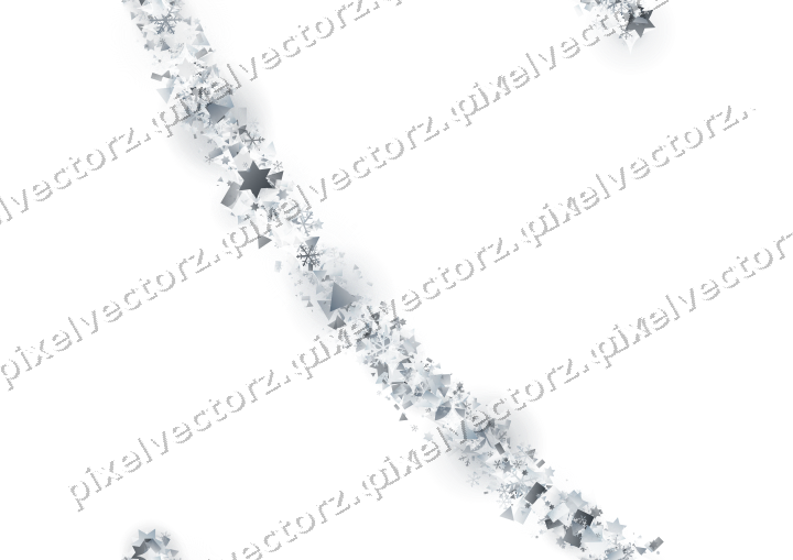 Nahtloser Glitzerbogen in Blassblau auf transparentem Grund