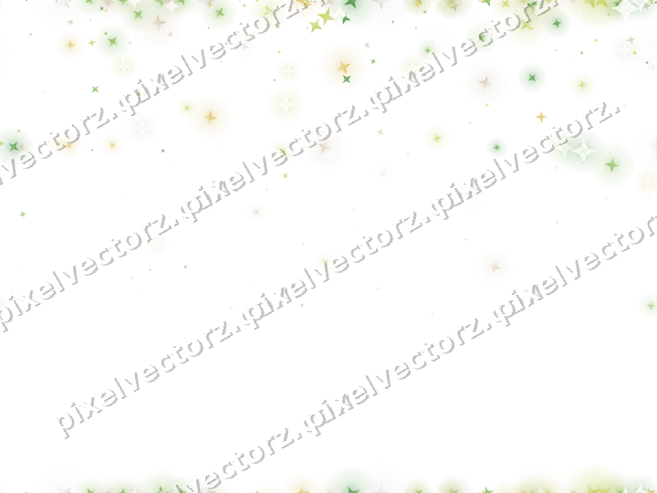 Nahtloser Glitzerregen aus Sternen in Limette auf transparentem Grund