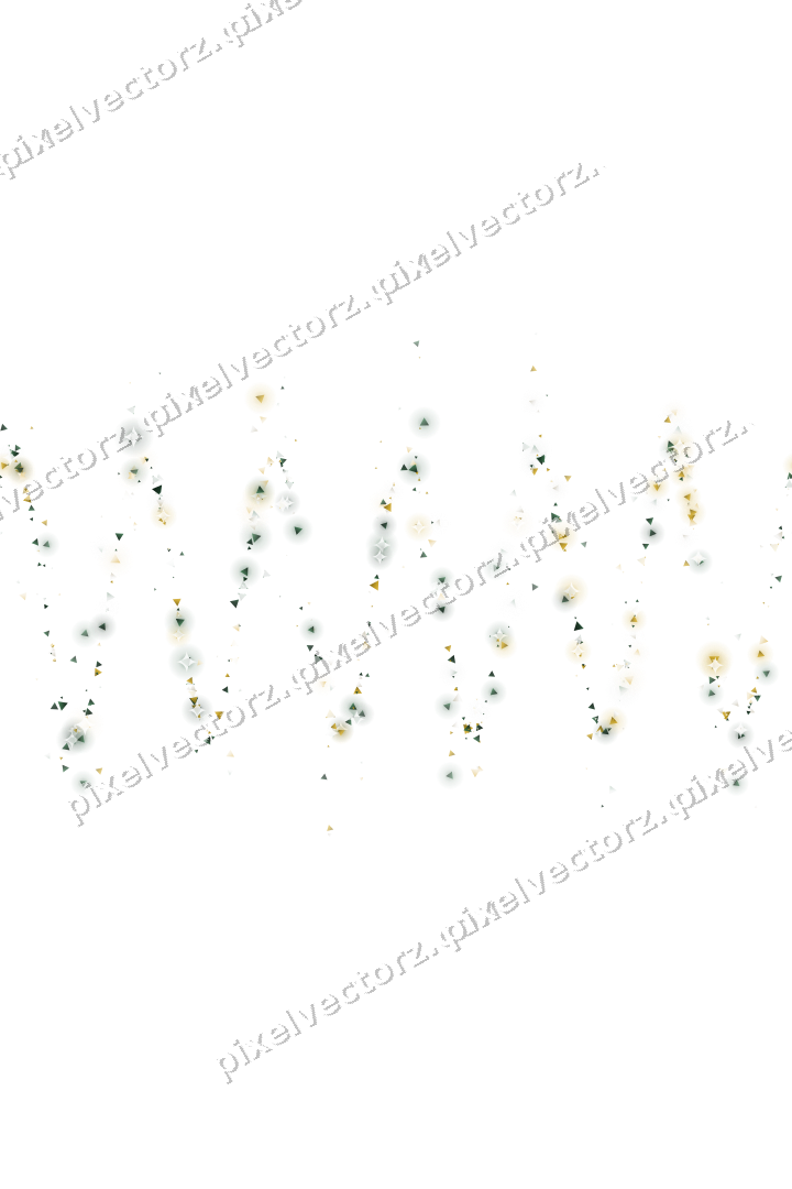 Nahtlose Glitzerwelle aus Dreiecken auf transparentem Grund