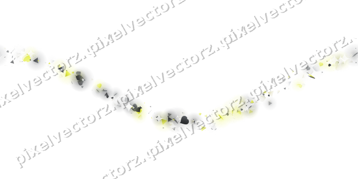 Nahtlose Glitzerwelle aus Herzen und Dreiecken auf transparentem Grund