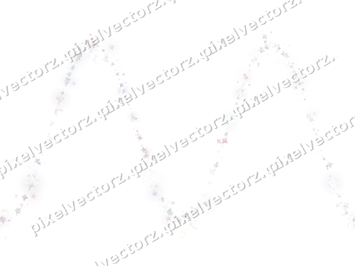 Nahtlose Glitzerwelle aus Funken in Blassrosa auf transparentem Grund