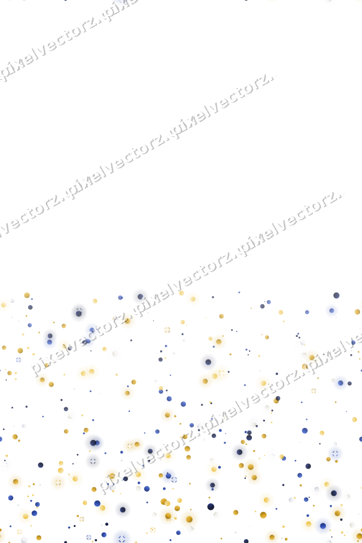 Nahtloser Glitzeraufstieg aus Punkten auf transparentem Grund